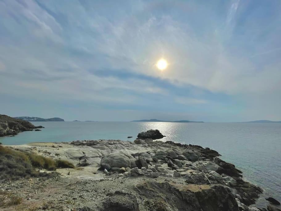 Mykonos Sea View Luxury Villa By Calypso Sunset Villas Mykonos Town المظهر الخارجي الصورة