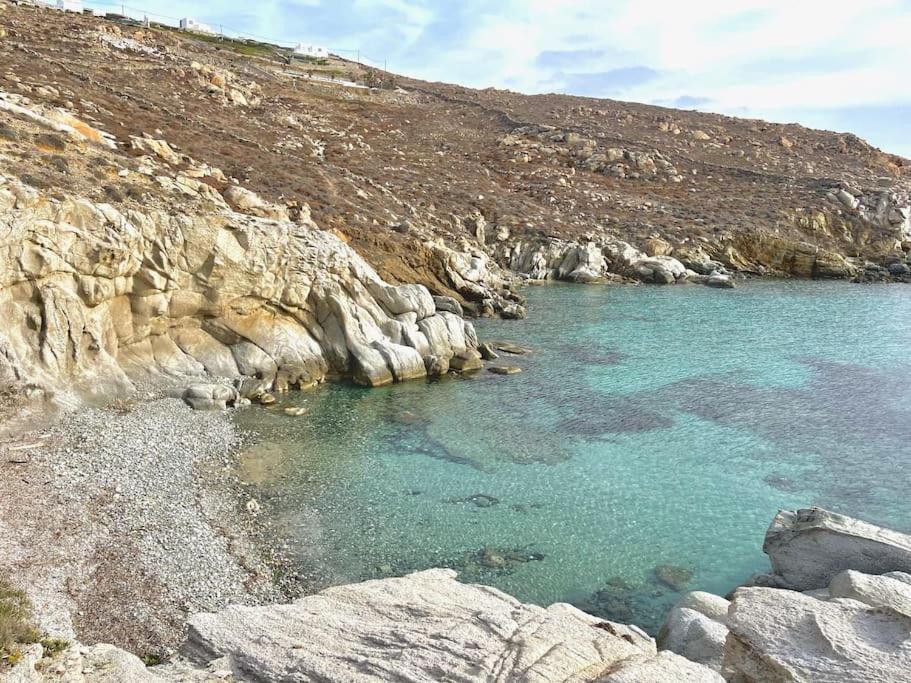 Mykonos Sea View Luxury Villa By Calypso Sunset Villas Mykonos Town المظهر الخارجي الصورة
