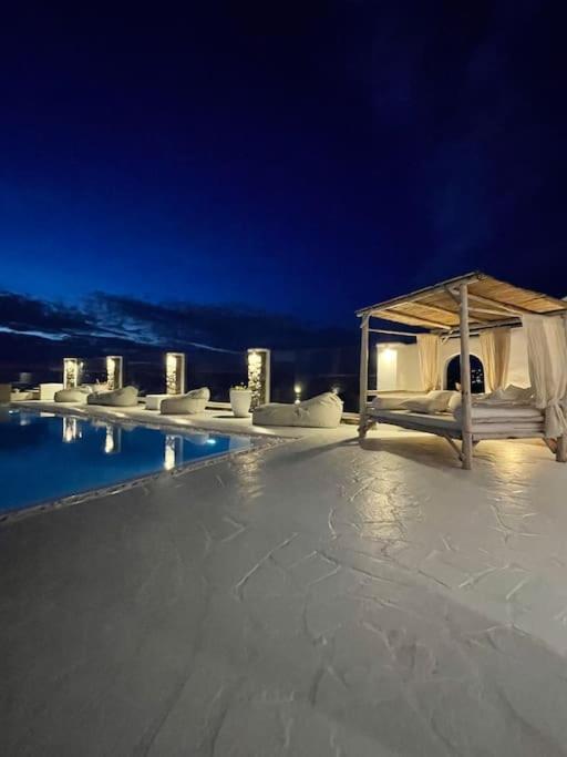 Mykonos Sea View Luxury Villa By Calypso Sunset Villas Mykonos Town المظهر الخارجي الصورة