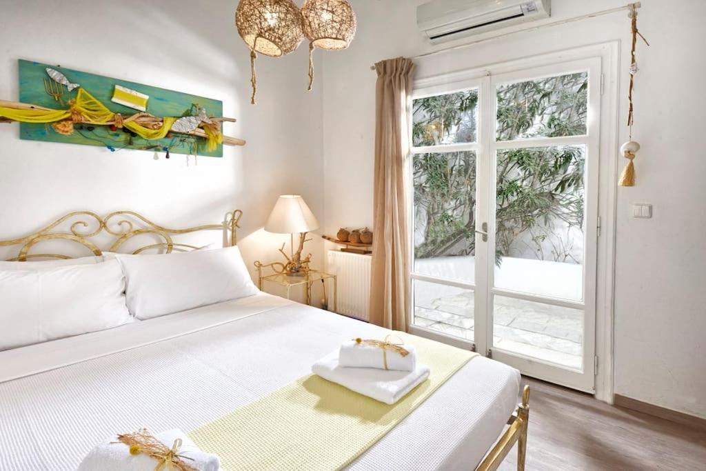 Mykonos Sea View Luxury Villa By Calypso Sunset Villas Mykonos Town المظهر الخارجي الصورة